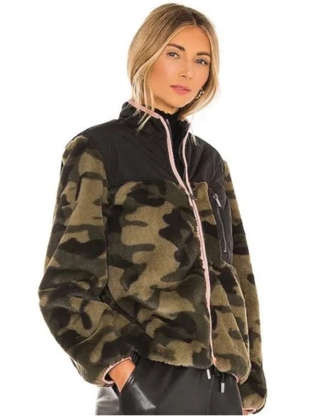 Rails Wesley camo fleece